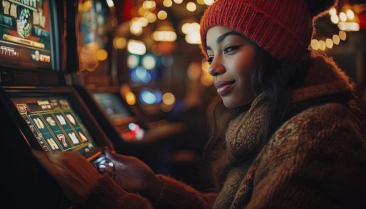 Aplikasi murniqq di layar ponsel Android menampilkan menu permainan dan opsi pembayaran